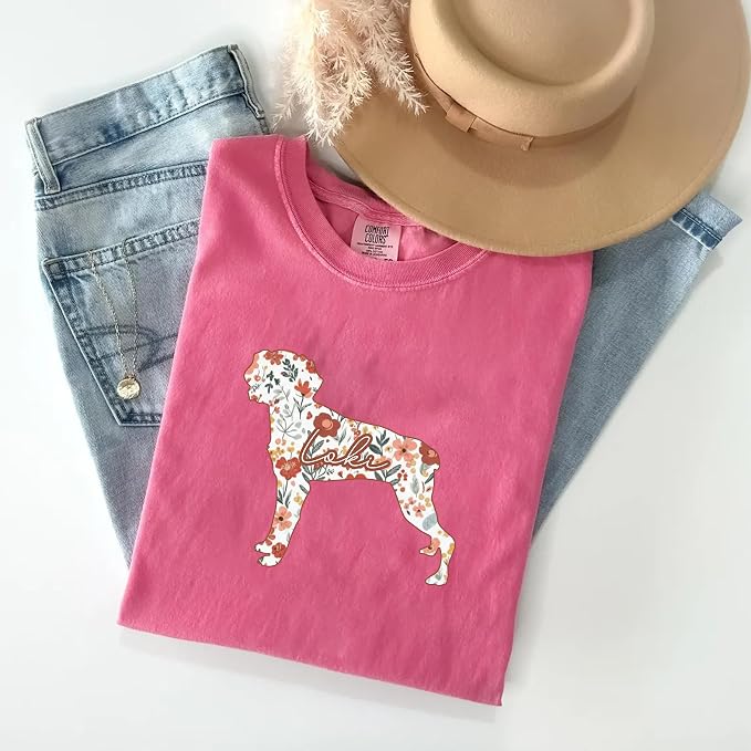 Brittany Dog Lover Personalized Sweatshirt, Custom Name Floral Pet Owner Apparel - Image 6