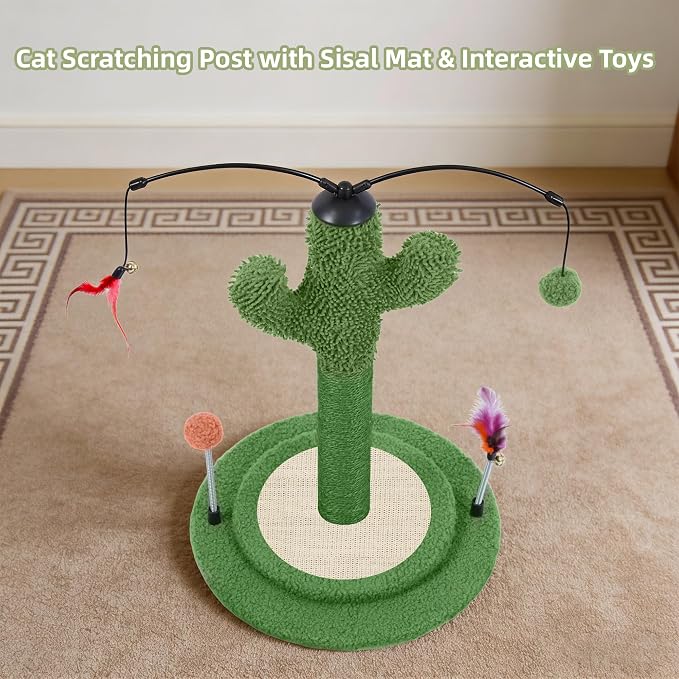 YUNIQUE Cactus Cat Scratching Post - Image 6