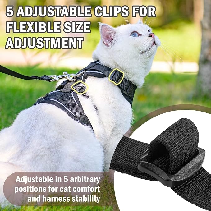 PUPTECK Cat Harness and Leash Set Escape Proof - Image 4