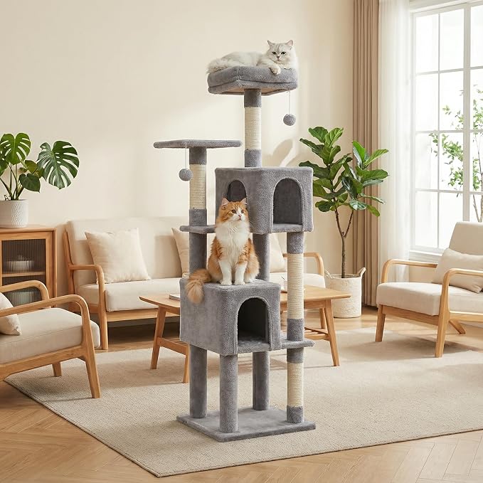62" Cat Tree for Adult Cats by PURRPURCAT