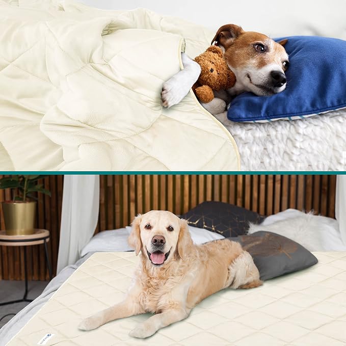 PetAmi Premium Cooling Dog Blanket | Lightweight Fluffy Pet Throw Blanket Bed - Image 2
