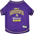 NFL Minnesota Vikings Dog T-shirt Large. by PETSFIRST