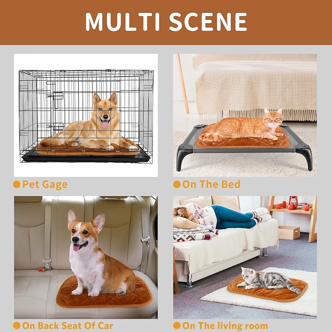 NAMOTEK Self-Warming Cat Bed Indoor/Outdoor Super Soft Self Heating Pet Mat - Image 6