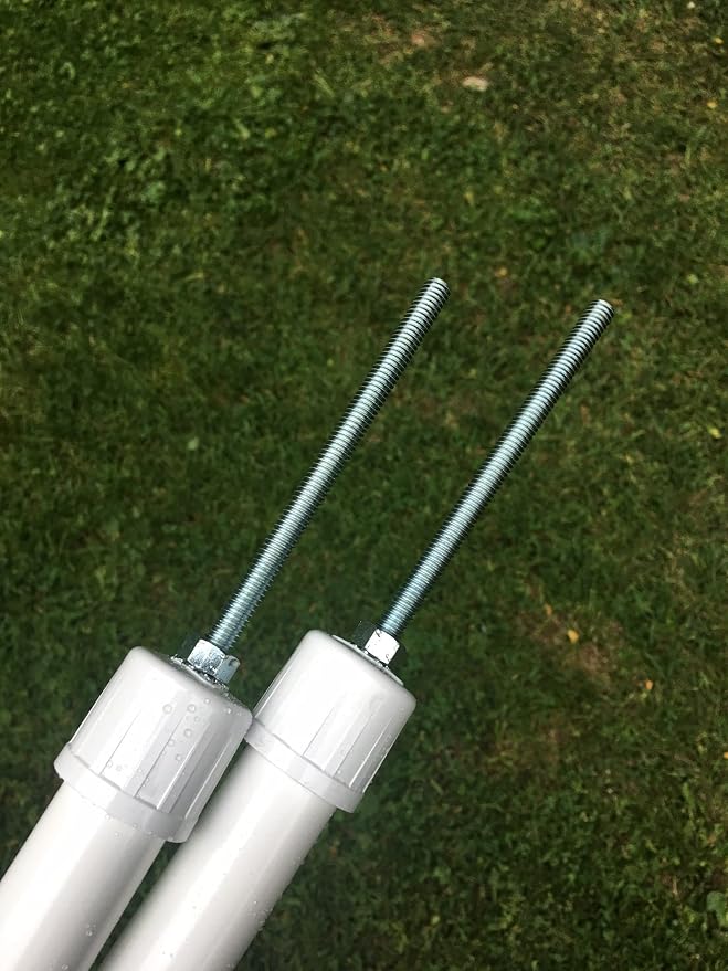 Dog Agility Equipment-12 Weave Pole Spikes/Stakes and Yellow Pole Placer Combo - Image 4