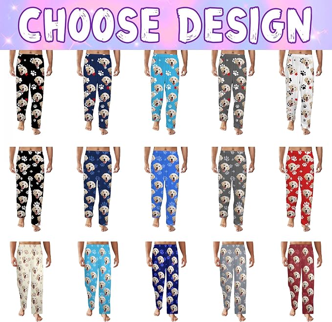 Custom Couple Pajama Pants Sock - Image 3