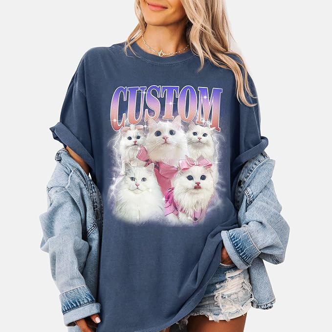 Custom Dad Shirt Personalized Picture T-Shirt - Image 6