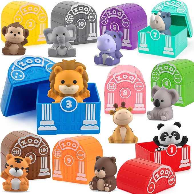 Learning Toys for 1, 3 Year Old Toddlers, Matching & Sorting Fine Motor Games by WelcometoAigybobo