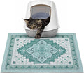 Glittme Cat Litter Mat with Non-Slip Bottom Litter Box Mat 24"X15" Litter by Glittme