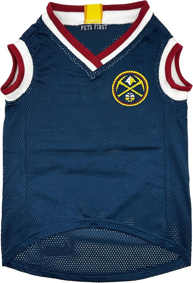 Pets First NBA Denver Nuggets Dog Jersey, Small- Tank Top Basketball Pet Jersey - Image 3
