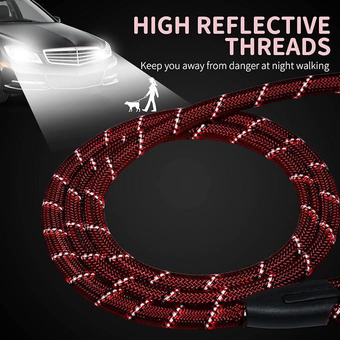 Long Dog Leash for Training 50Ft-Reflective Nylon Rope - Image 3
