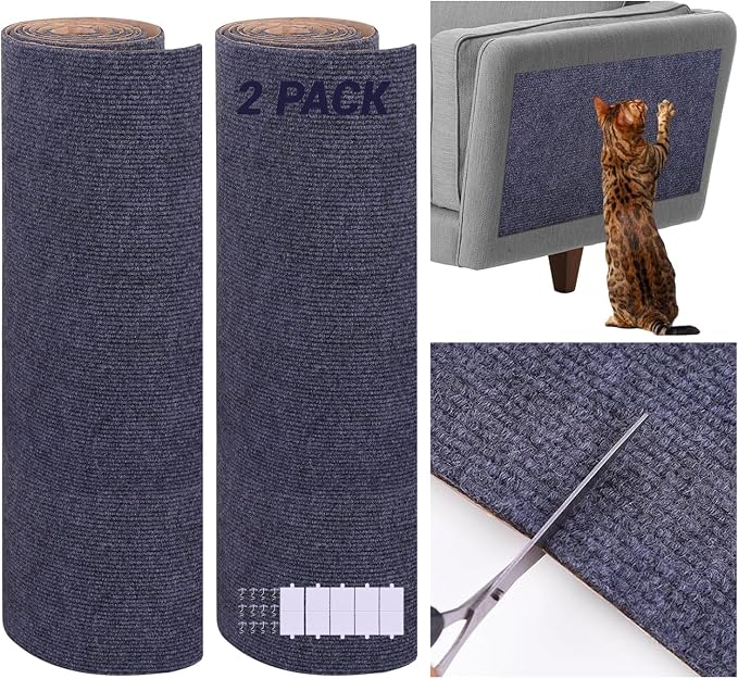 2 Pack Cat Scratch Furniture Protector Trimmable DIY Climbing Scratching by Unknown