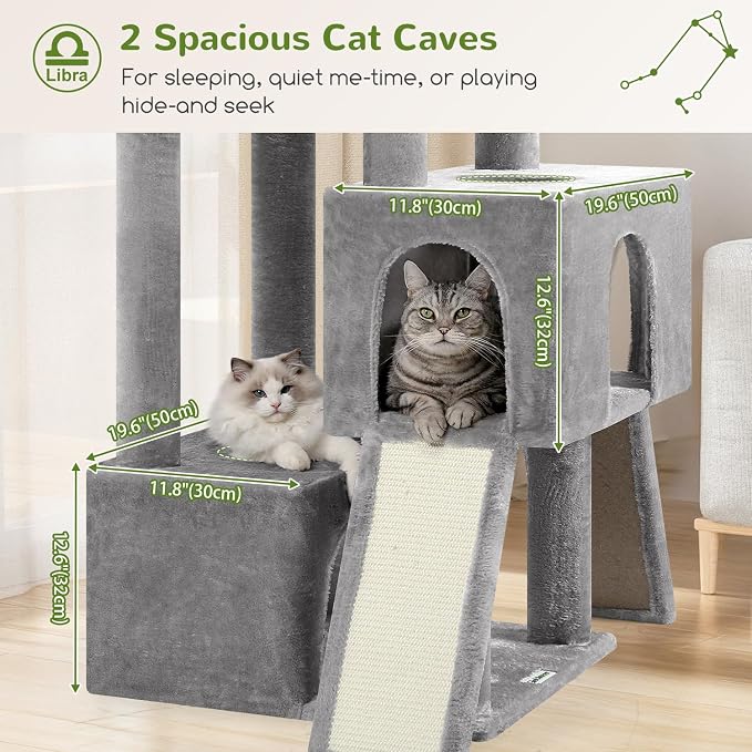 Globlazer Heavy Duty Cat Tree 78 inch Sturdy Cat Tower - Image 3