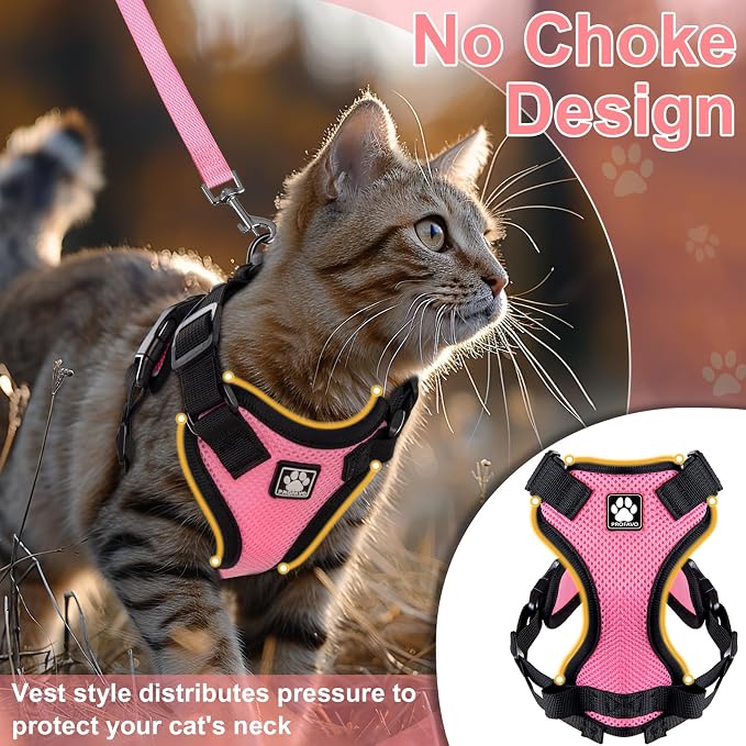 Cat Harness and Leash for Walking, Airtag Cat Harness and Leash Set - Image 5