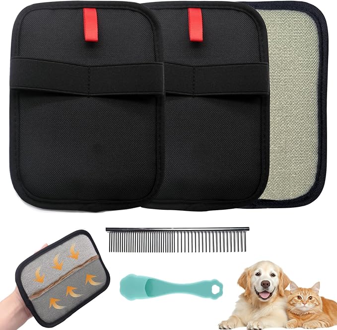 Pet Hair Removal Glove for Small Hands, Reusable Grooming & Shedding Tool by Unknown