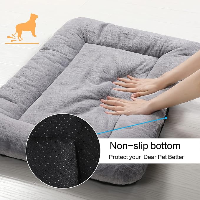 Dog Beds Crate Pad for Small Dogs Ultra Soft Dog Crate Bed Washable & Anti-Slip - Image 6