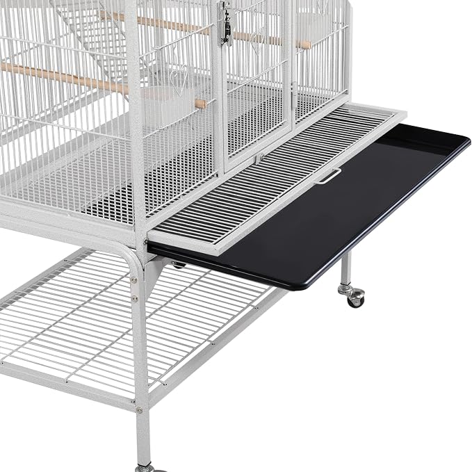 Yaheetech 69-Inch Extra Large Wrought Animal Cage Metal 3 Levels Small Animal - Image 6