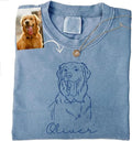 Chillever Personalized Dog Potrait Hoodie, Custom Pet Photo Shirt, Sweatshirt by Unknown