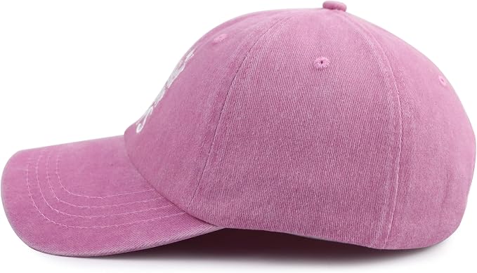 Just a Girl Who Loves Cats Hat for Women, Funny Adjustable Embroidered Cat Mom - Image 3