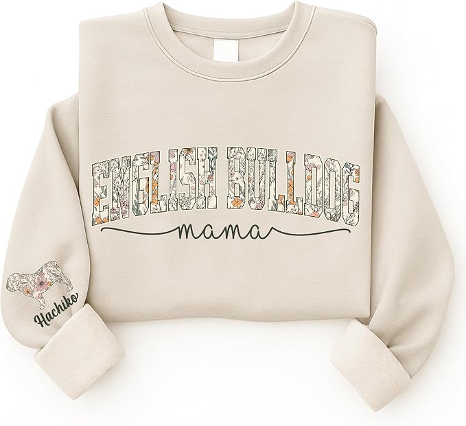 Personalized Dog Mom Sweatshirt, Dog Lover Crewneck, Gift Idea - Image 4