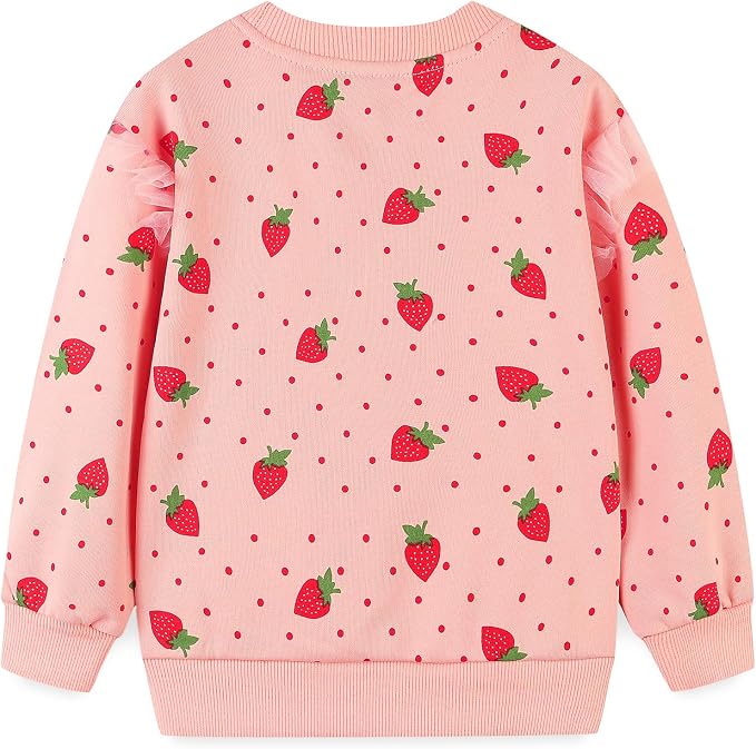 Bumeex Toddler Girl Sweatshirt Clothes Outfit, Cotton Crewneck Christmas - Image 2