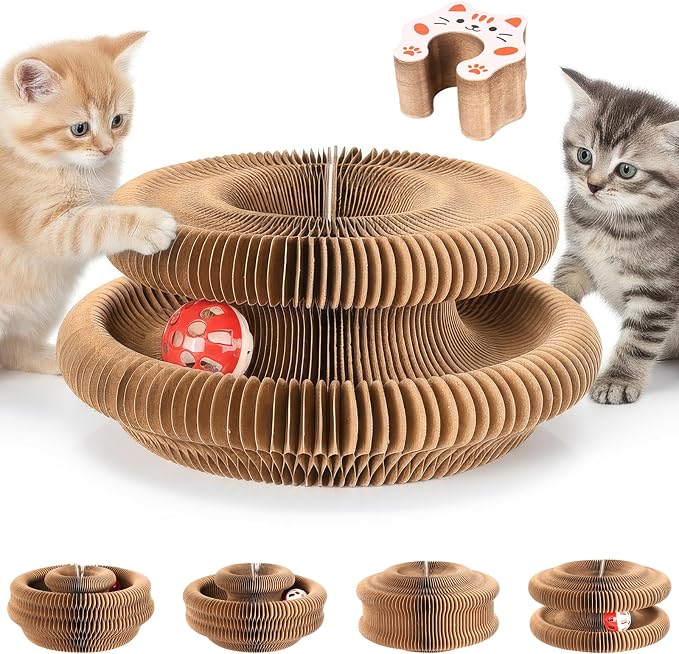 Magic Organ Cat Scratcher Board, Cat Ball Adventure The Ultimate Interactive by Dosanlues