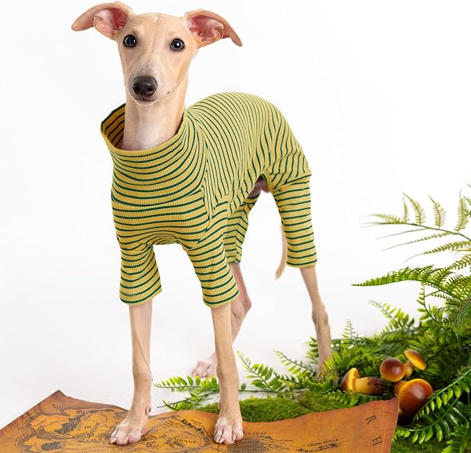 Dog Sweaters for Small Dogs Girls Boys, Striped Pet Sweaters for Fall Winter - Image 2