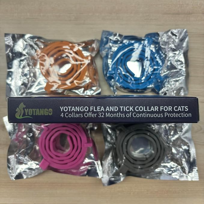 4 Pack Flea Collar for Cats, 32 Months Flea and Tick Prevention for Cat - Image 4