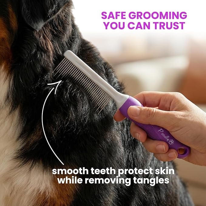 Poodle Pet Detangling Pet Comb - Image 2