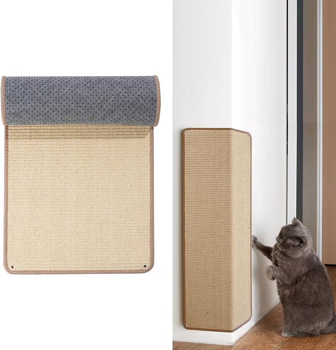 Natural Sisal Cat Scratching Mats 2 Packs, Cat Scratch Furniture Protector - Image 8