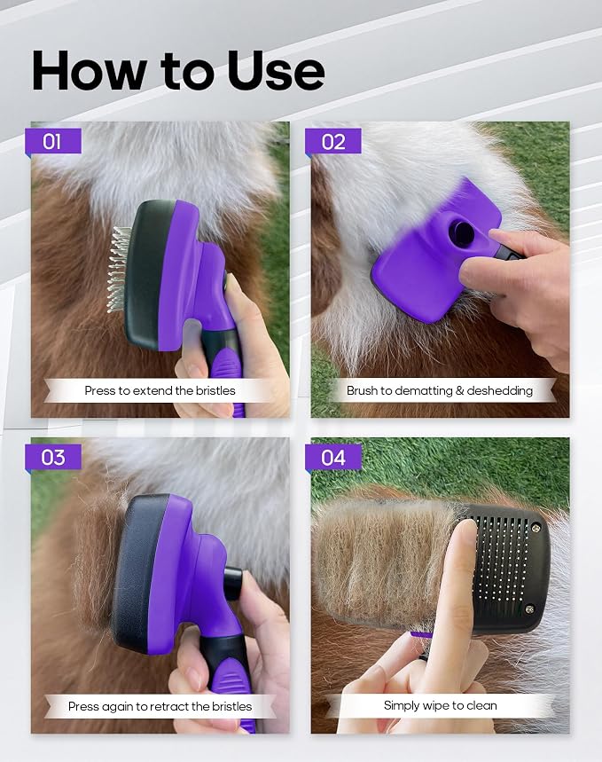 Self Cleaning Shedding Brush - Image 7