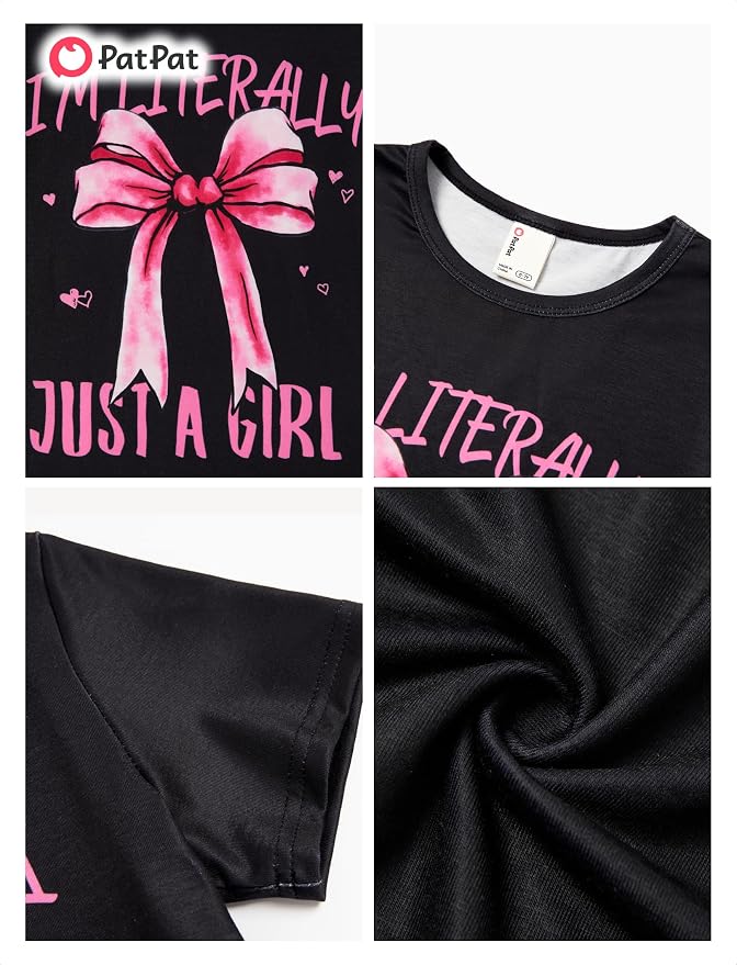 PATPAT Girls Crewneck Short Sleeve Graphic Tees Animal Print Shirts Cute Summer - Image 6