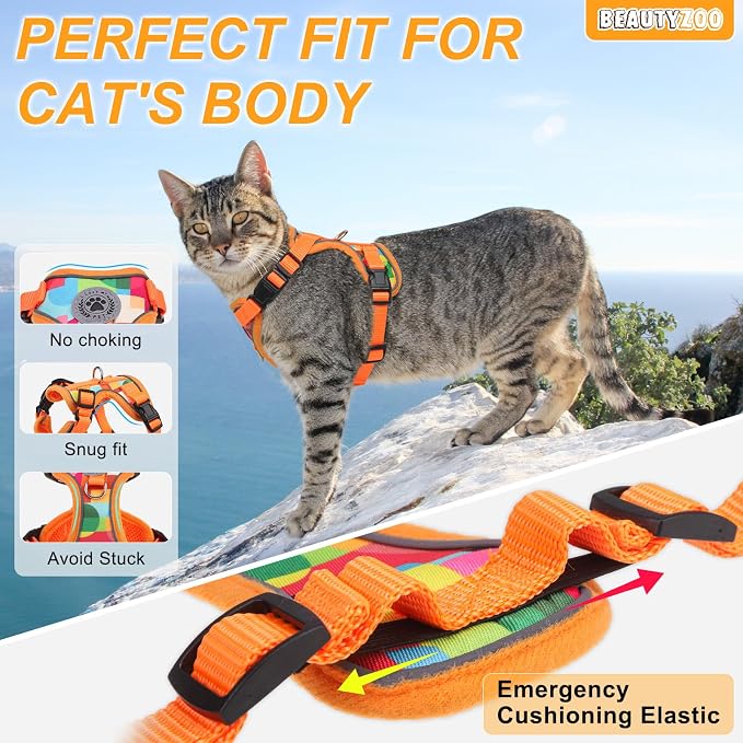 BEAUTYZOO Escape Proof Cat Harness and Leash - Image 3