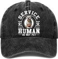 Personalized Vintage Washed Denim Dad Hat, Custom Baseball Cap by Lallamotion