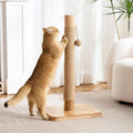 29" Tall Cat Scratching Post for Indoor Cats Adults, Extra-Stable & Natural by Kicari