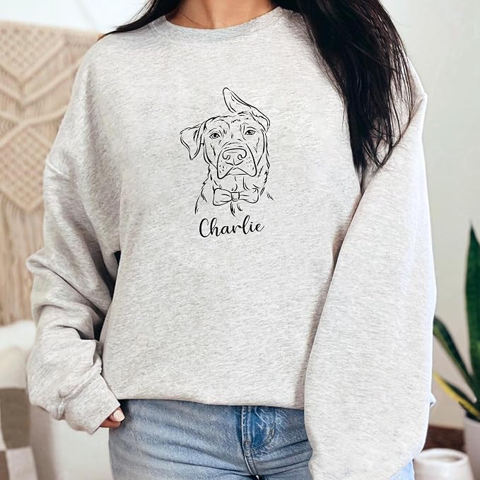 Noni Personalized Portrait Hoodie or Sweatshirt - Image 3