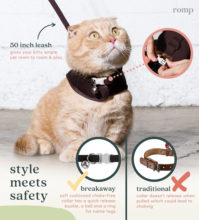 Cat Harness, Collar & Leash Set - Image 3