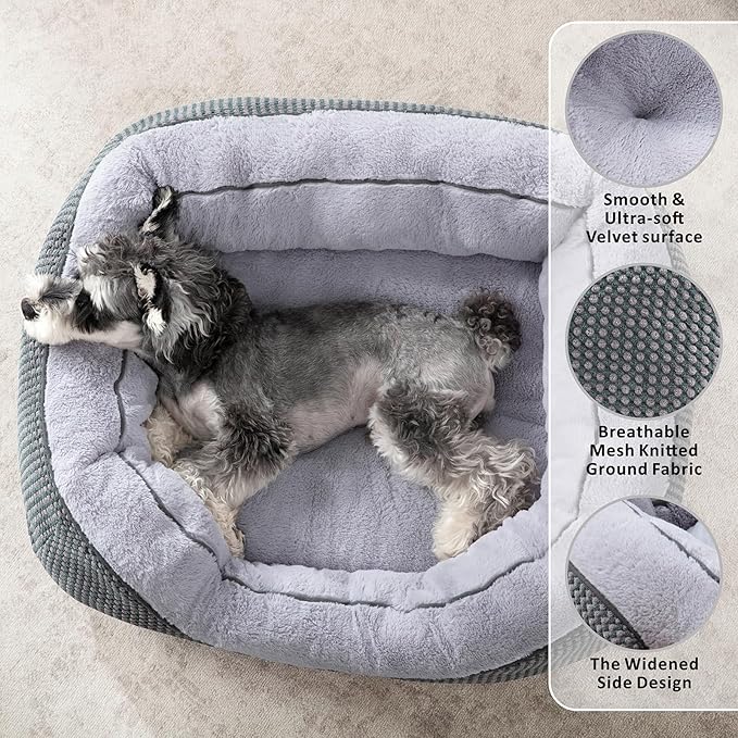 INVENHO Large Dog Beds Large Sized Dog Washable, Orthopedic Warming Soft - Image 2