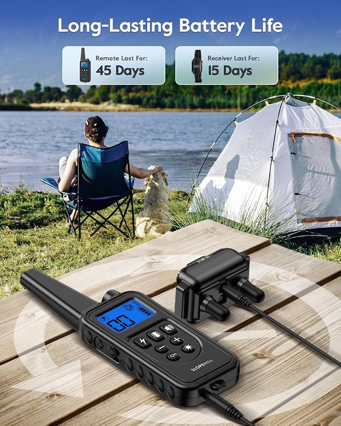 Dog Training Collar with Remote, 4200FT Electronic Dog Shock Collar with Beep - Image 7