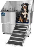 KANIS Professional Dog Washing Station 304 Stainless Steel Pet Wash Sink by KANIS