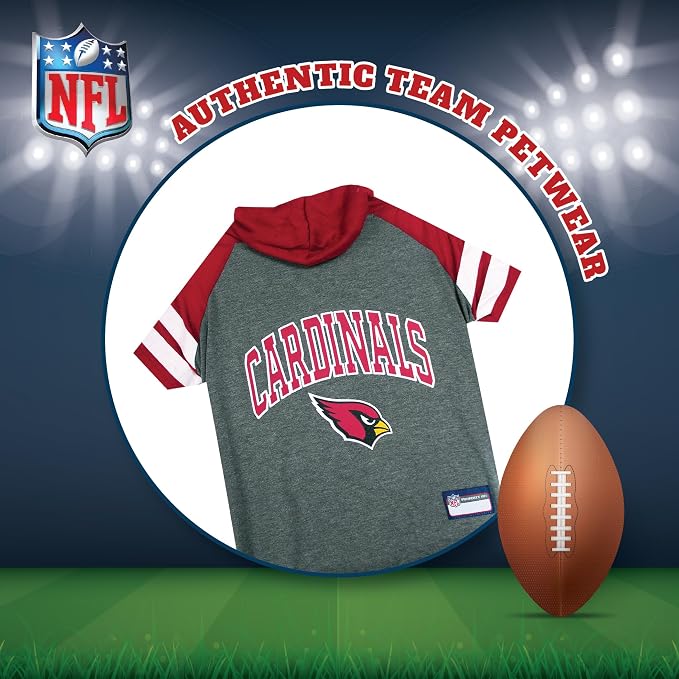 Pets First NFL Arizona Cardinals Hoodie - Image 3