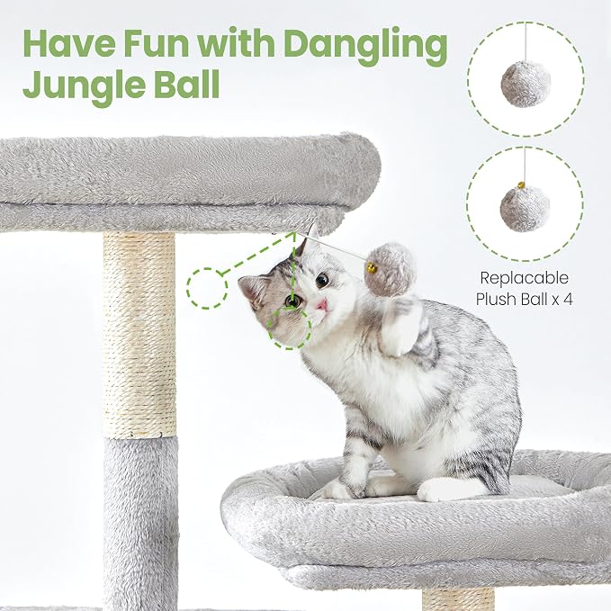 Cat Tree Tower for Indoor Cats Large Adult - Image 6