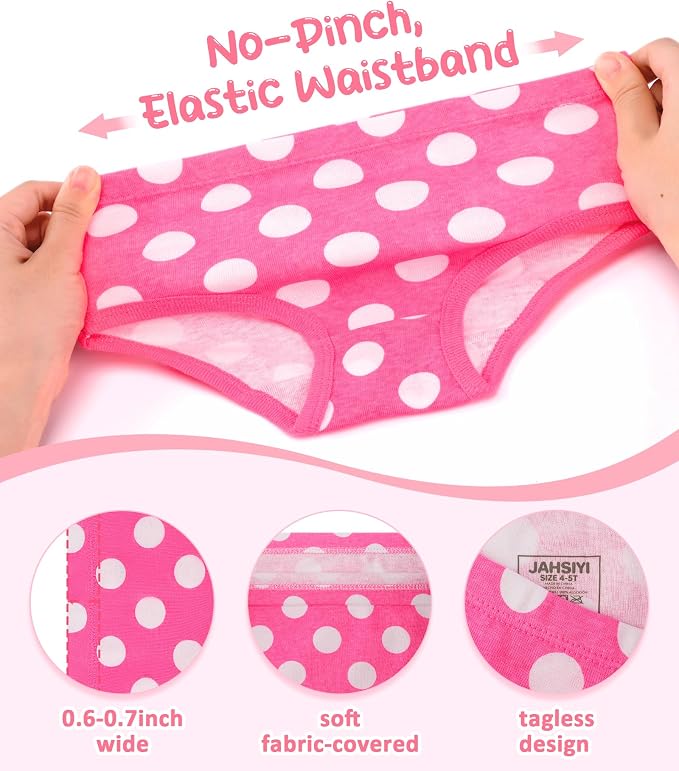 Girls and Toddlers 100% Cotton Underwear Tagless Soft Panties Size 2-3T - Image 3