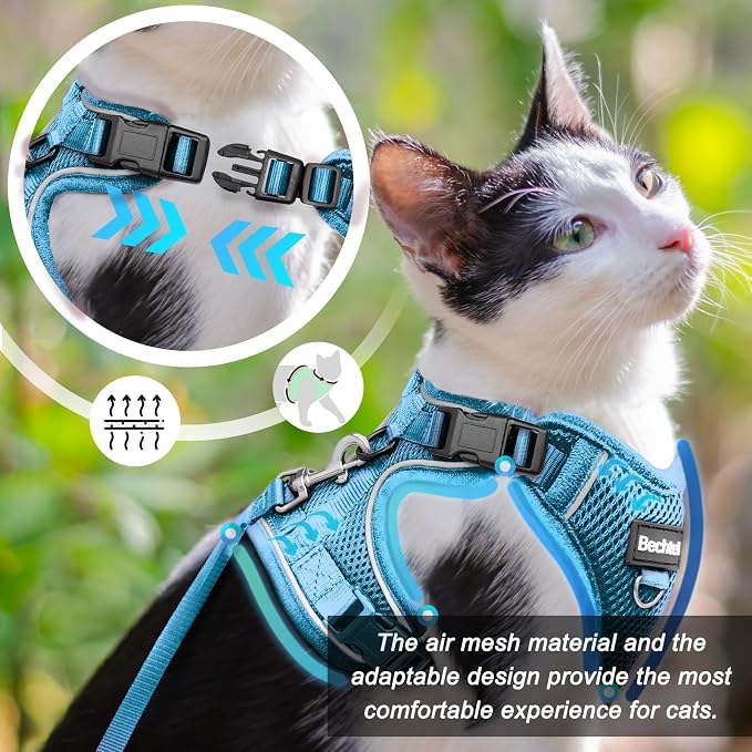 Cat Harness and Leash for Walking, The Upgrade Can be Adjusted in Four - Image 4