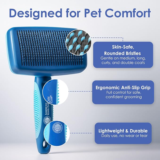 American Kennel Club-Self-Cleaning Slicker Brush - Image 3