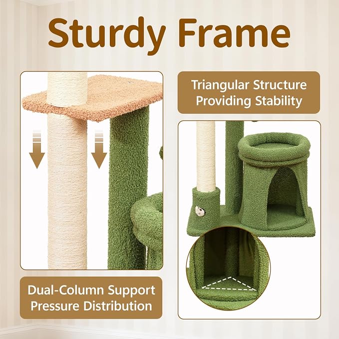 Cat Tree Tower Scratching Post Stand - Image 3