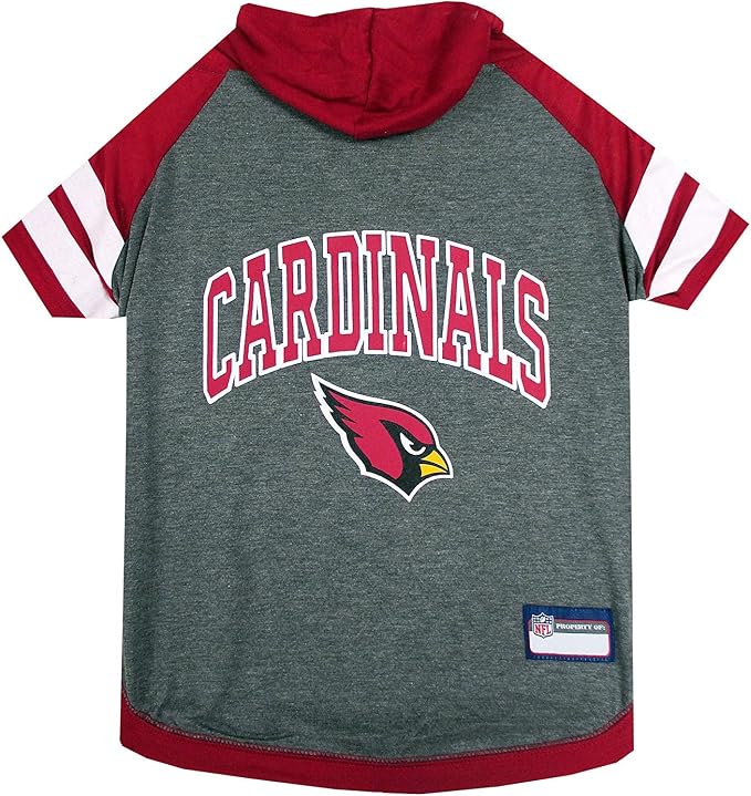 Pets First Hoodie for Dogs & Cats. NFL Football Licensed Dog Hoody Tee Shirt by PETSFIRST