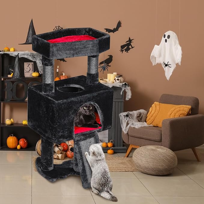 BEWISHOME Cat Tree Tower for Indoor Gothic Cat Trees - Image 4