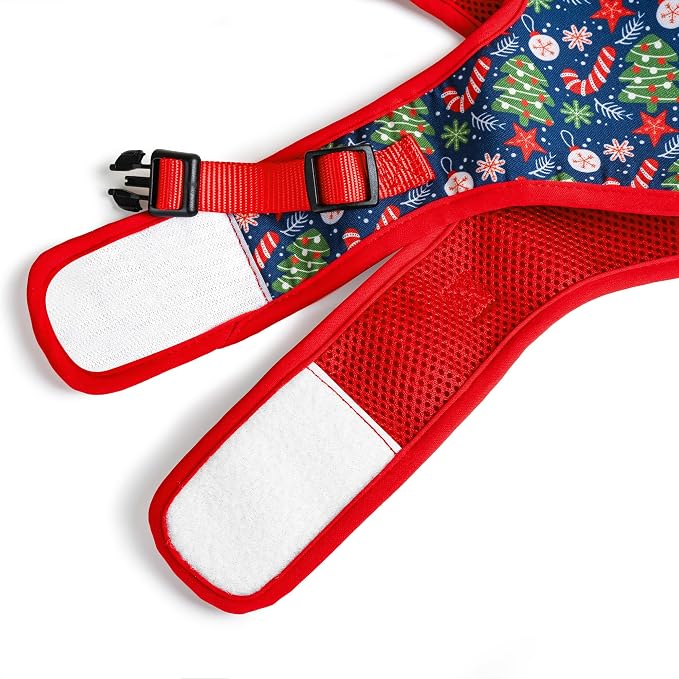 Mile High Life Velcro Dog Harness, Air Mesh Floral Vest Harness - Image 4