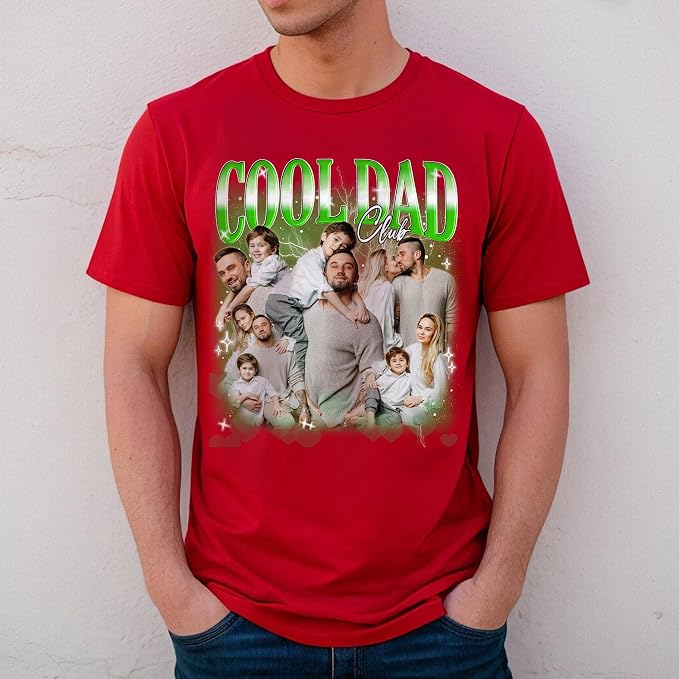 Custom Dad Shirt Personalized Picture T-Shirt - Image 8