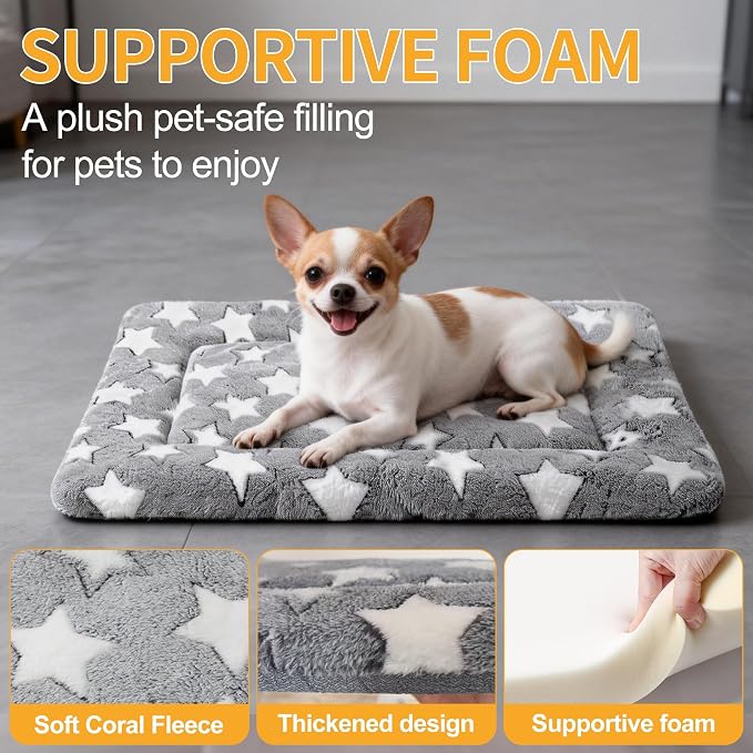 Dog Bed Mat, Reversible Crate Pads - Image 2
